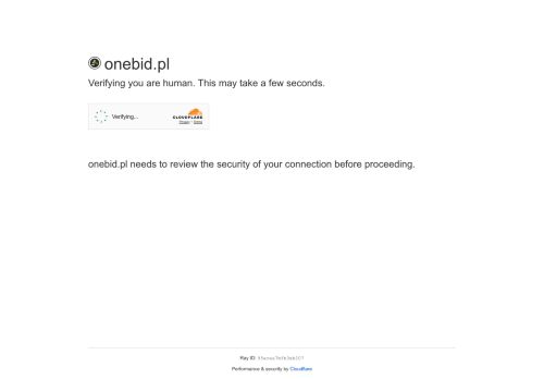 ONE.BID SPÓŁKA Z OGRANICZONĄ ODPOWIEDZIALNOŚCIĄ